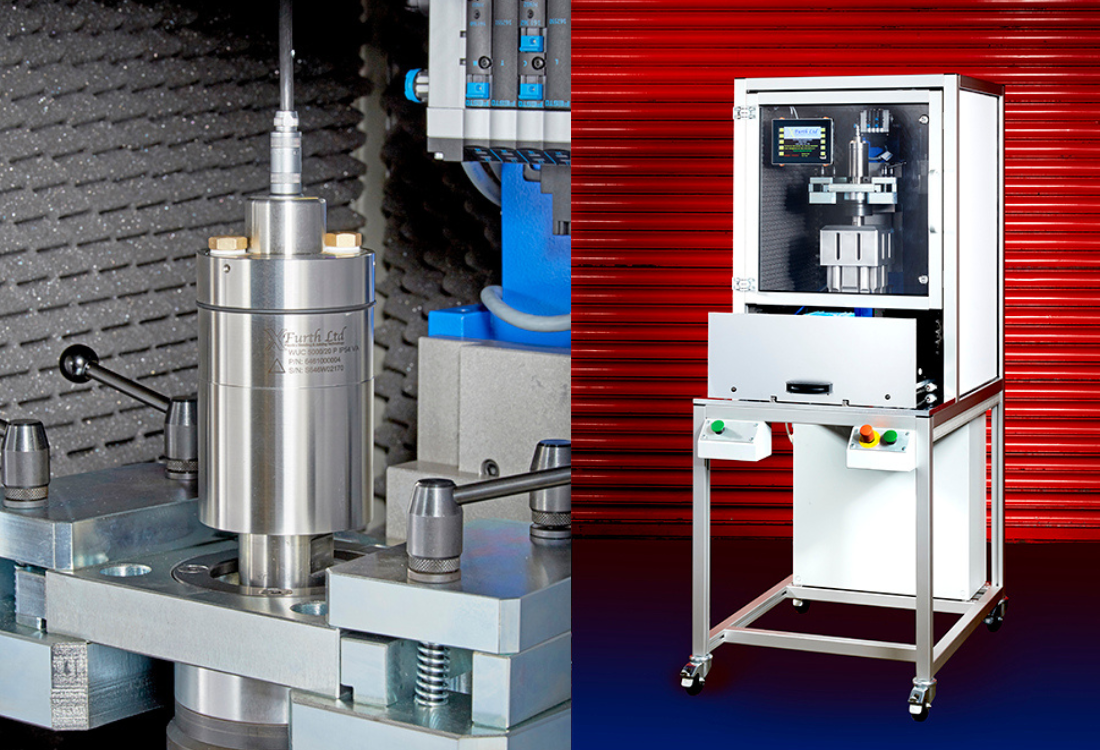 Two ultrasonic welding machines 