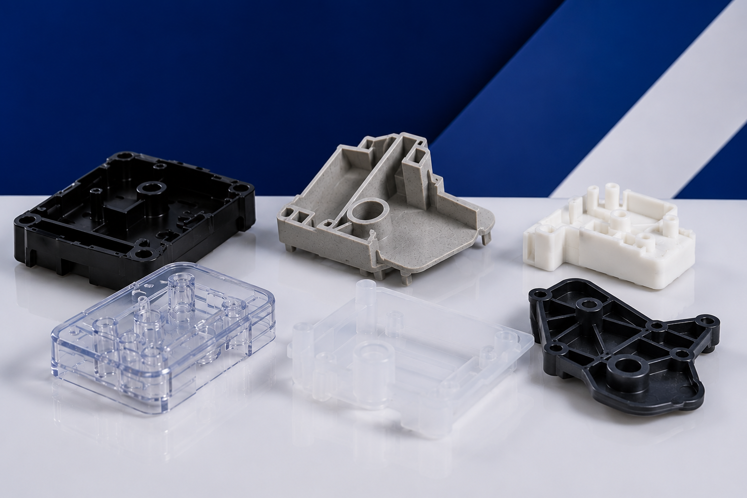 Components manufactured using plastic welding machines for precision thermoplastic assembly and industrial applications.