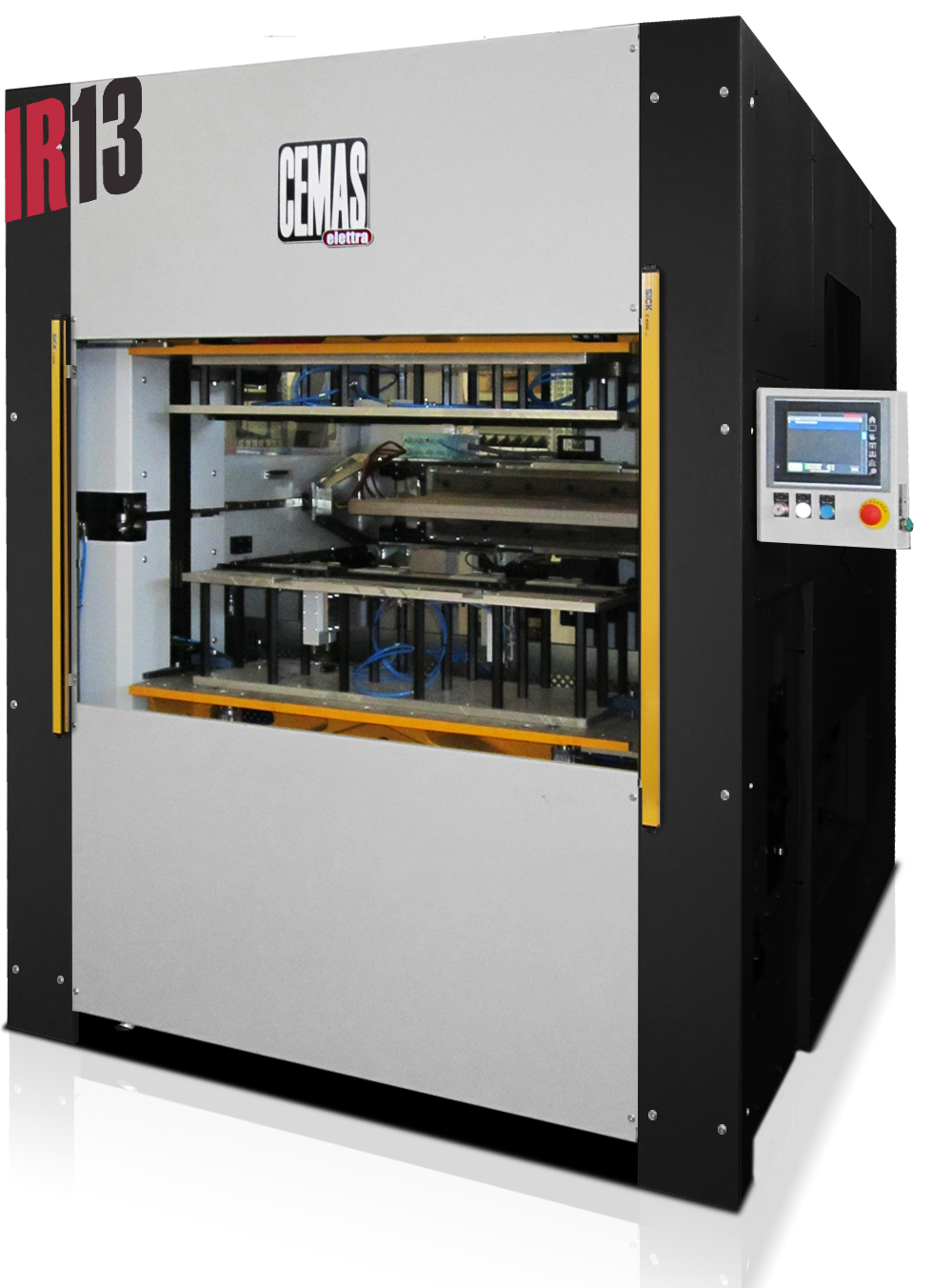 A CEMAS Hot Plate Welding Machine which is fully electric.